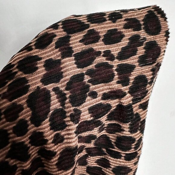 Multicolor Casual Women's Streetstyle Leopard Print Blazer Jacket - Picture 7 of 7